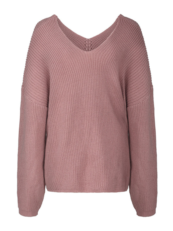 FIONA | Gebreide Lace-Up Sweater