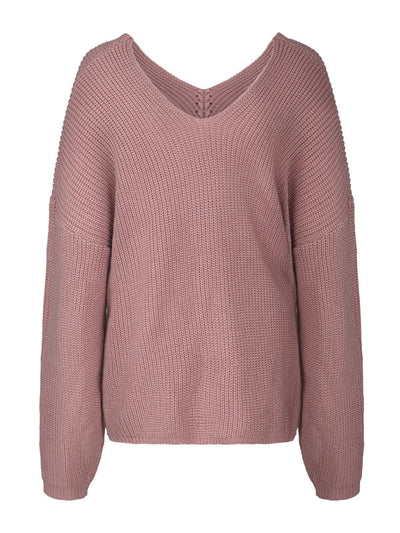 FIONA | Gebreide Lace-Up Sweater