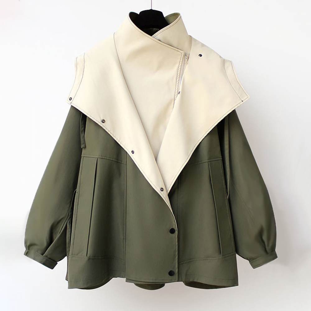 Jane | Moderne Two Tone Trenchcoat