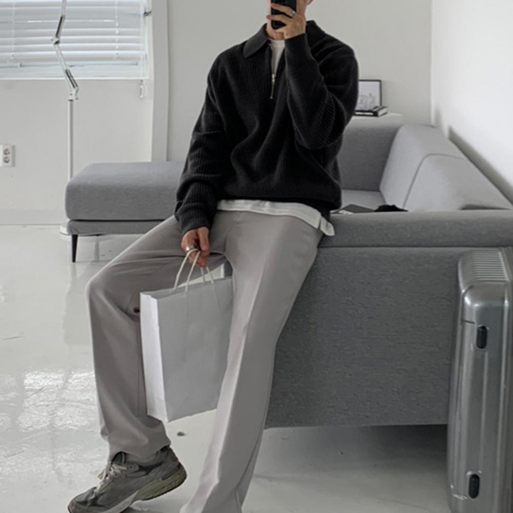 JOHN | Casual Half Zip Sweater