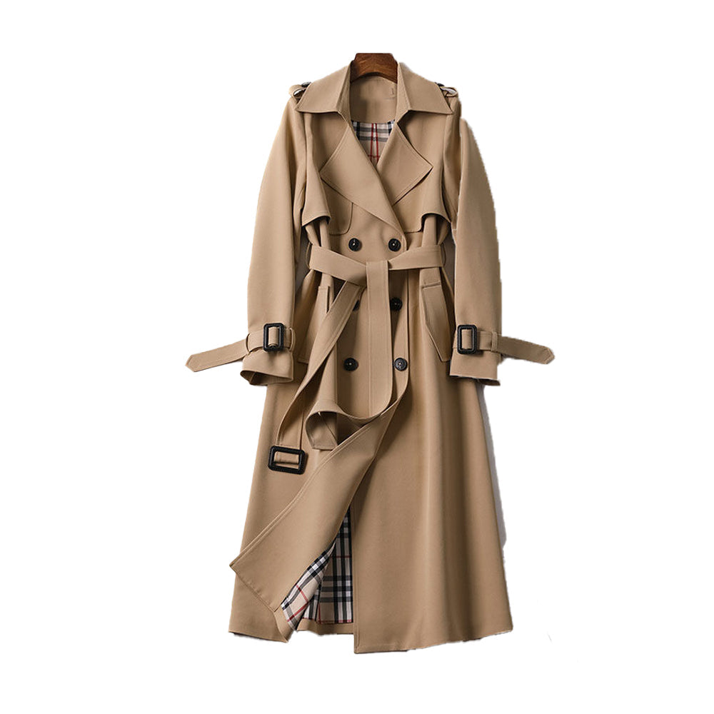 MARIT | Dames Trenchcoat met Dubbele Knopen